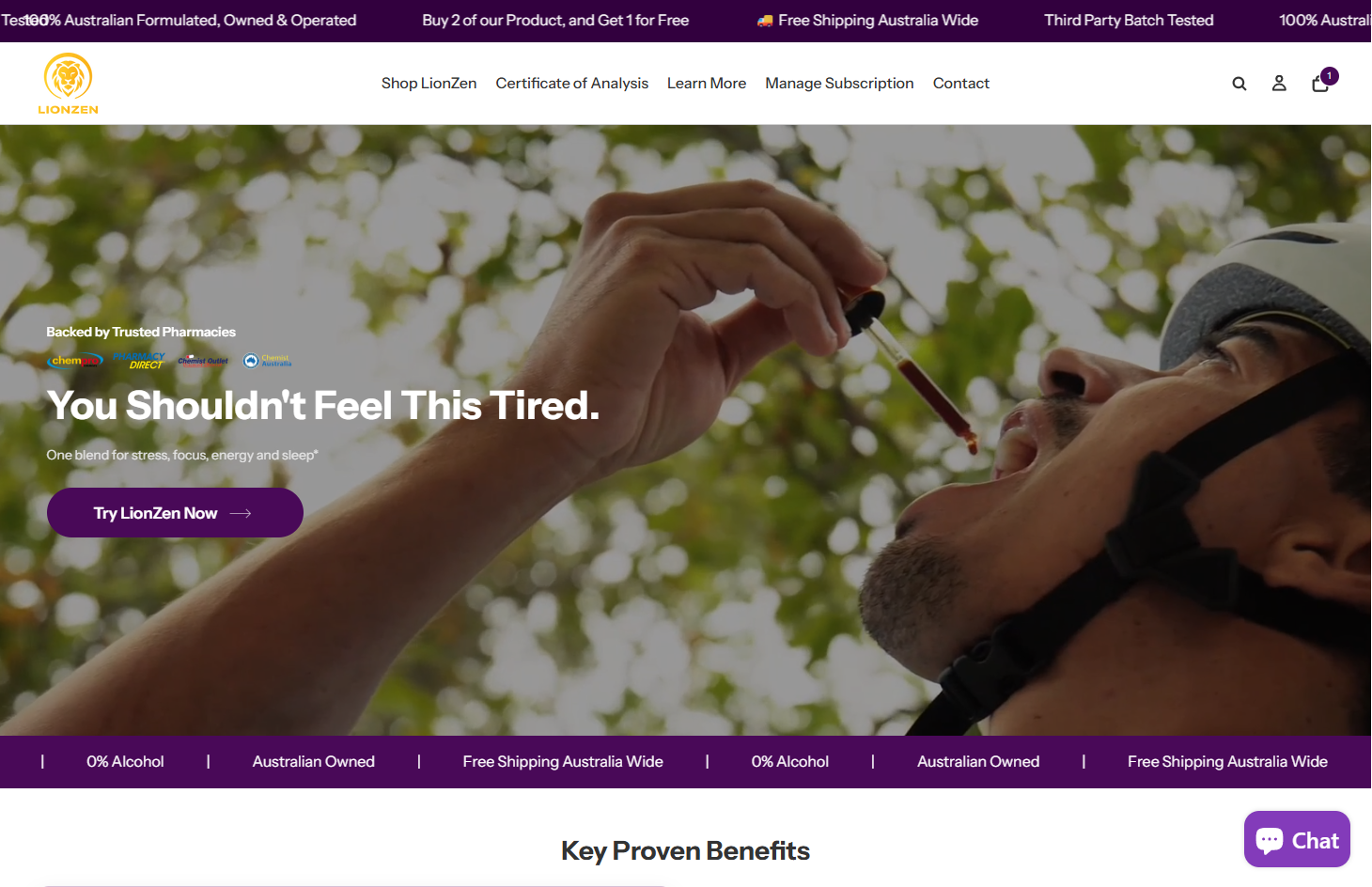Lionzen website