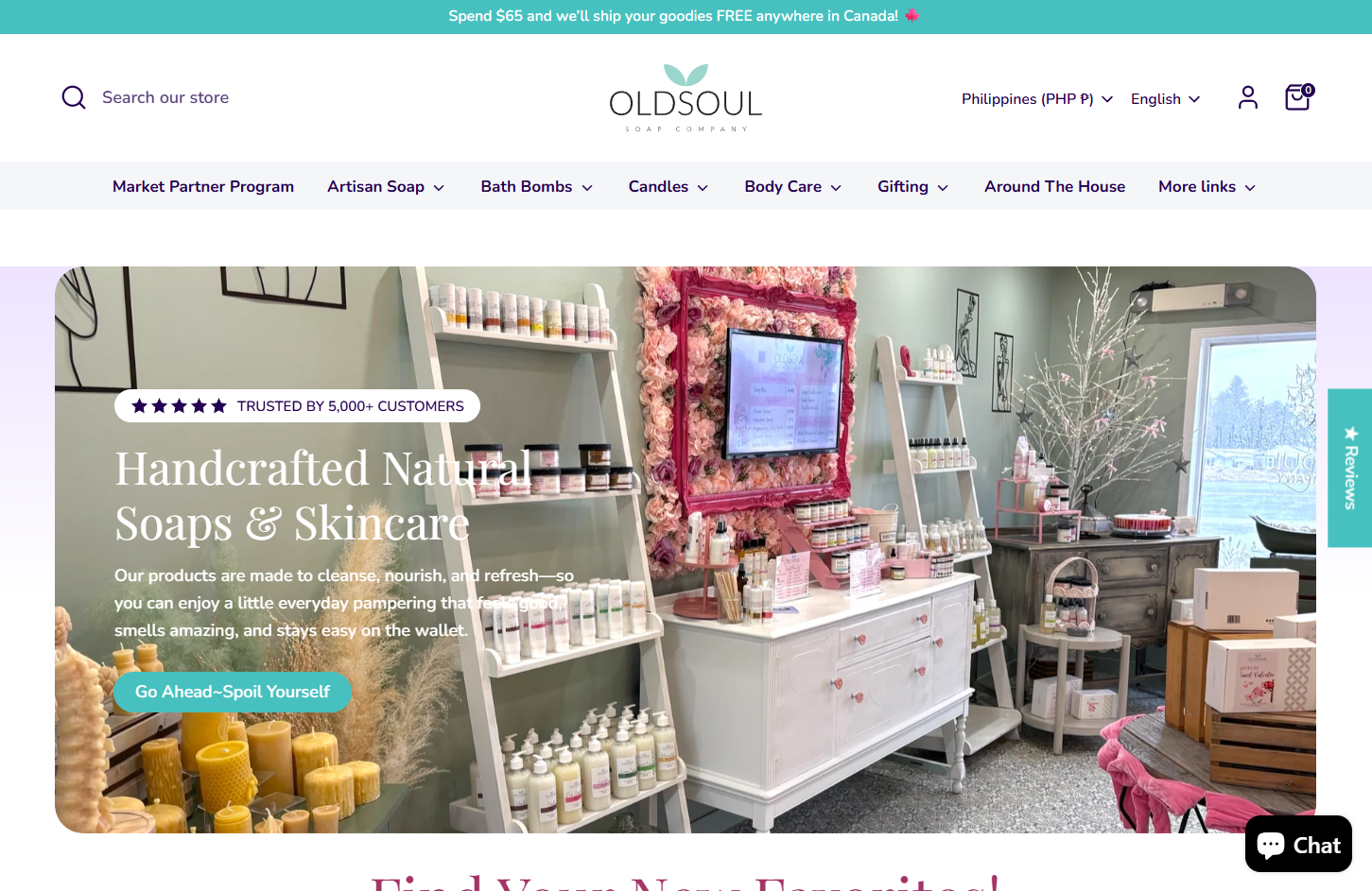 Old Soul Soap Company website